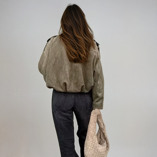 Ariana | Oversized Bomberjack – Cropped Jack