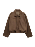 Ariana | Oversized Bomberjack – Cropped Jack