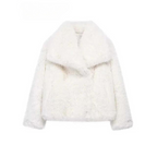 Ferryhill | Faux Fur Jas – Jas met Revers