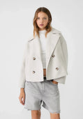 Harper | Double-Breasted Jasje – Cropped met Revers