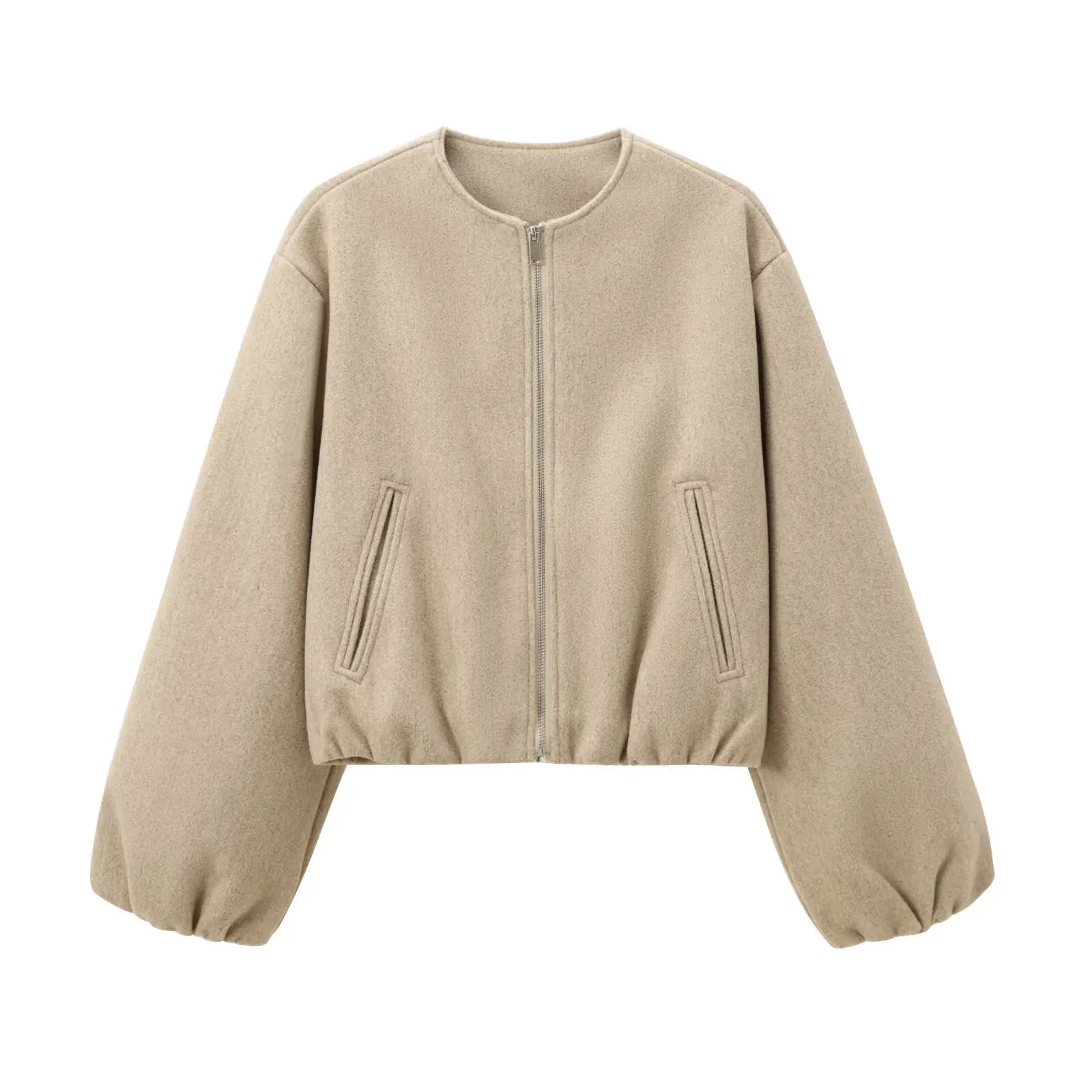 Retrisha | Bomberjack met elastische zoom – Cropped jack