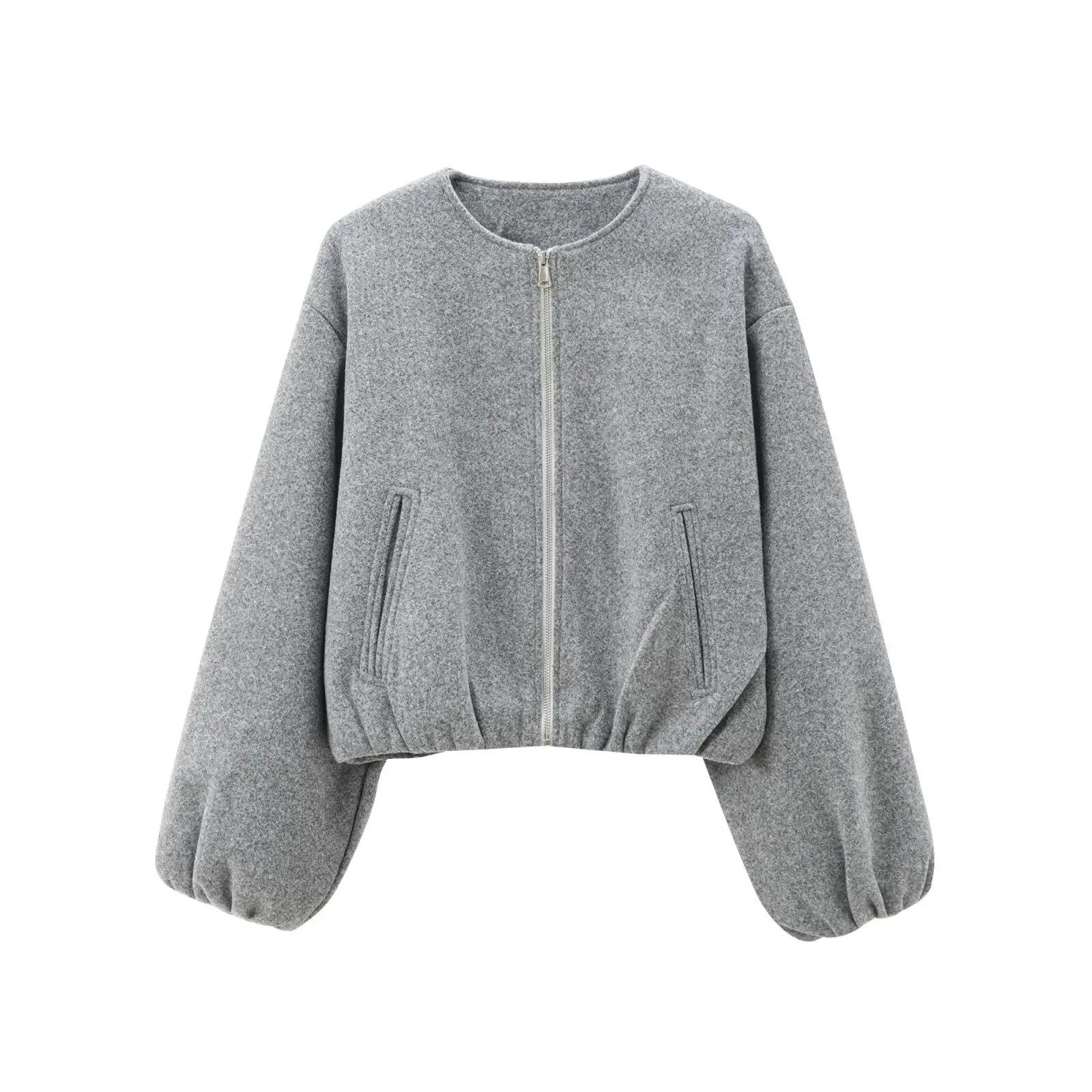 Retrisha | Bomberjack met elastische zoom – Cropped jack