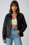 Revelia | Faux Leren Jas – Jas met Rits