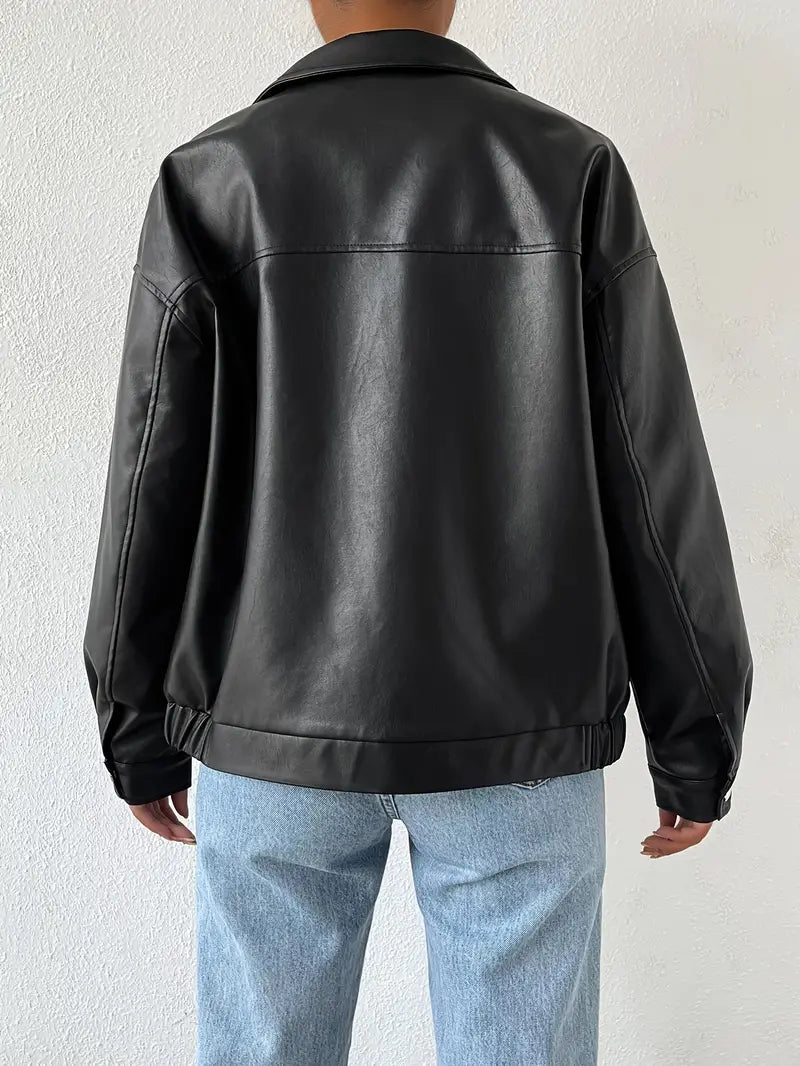 Revelia | Faux Leren Jas – Jas met Rits