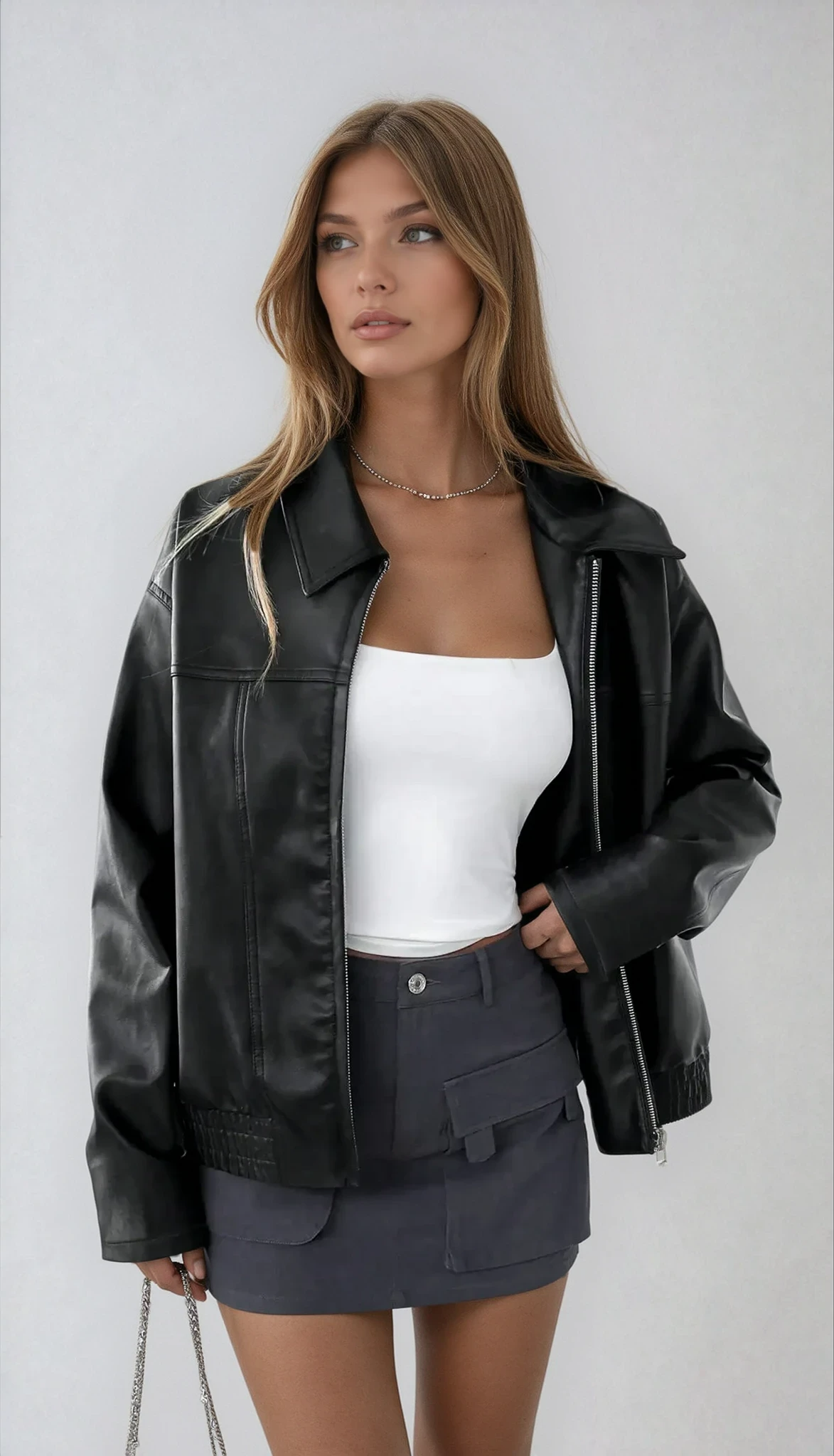 Zeptera | Faux Jack – Cropped Jasje met Rits